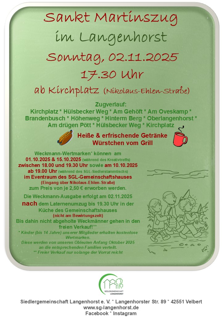 Sankt Martin Flyer Sankt Martin